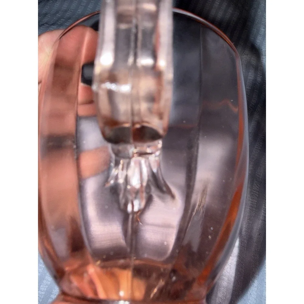 Vintage Pink Depression Glass Sugar Bowl Excellent Condition